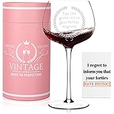 50TH Birthday Gifts for Her Women, Funny Happy 50TH Birthday Decorations for Women, 50 Year Old Gifts for Woman, Unique Wine Glass Gift Ideas for Woman Friends Sister Mom Wife Aunt Turning 50