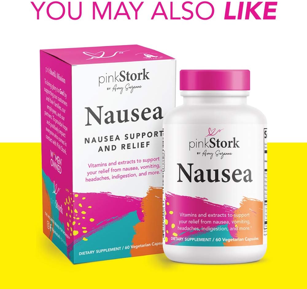 Pink Stork Pro: Prenatal Probiotics for Women, Immune Health + Gut Health + Morning Sickness Relief + Digestion, Women-Owned, 60 Capsules: Health & Personal Care