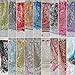Elegant Lace Hollow Out Hook Floral Long Scarf Wrap Ladies Shawl Girls Large Silk Scarves