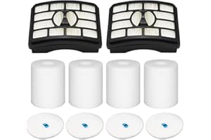 Ancocs NV500 Vacuum Filter Replacement Compatible with Shark Rotator Pro Lift-Away NV501, NV502, NV503, NV505, NV510, NV520, NV552, UV560, 2 Post 4 Foam & Felt Filters (Not Fit NV650, NV750 Series)