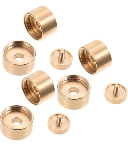 thumbnail image 2 of Jiayouy Gold Dark Blue Shell Inlay Trumpet Finger Buttons For 2 of 12