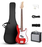 Amazon.com: Ktaxon Electric Bass Guitar with 20Watt Amplifier, 4