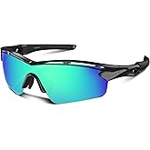 Rosemal Sports Sunglasses Polarized Cycling Sunglasses Running Driving Fishing Hiking for Men Women UV400 TAC TR90