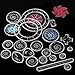 7TECH Drawing Gear Art Design Set Educational Interlocking Wheels Toys for 8+