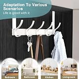lmytdo Over Door Hook Heavy Duty Stainless Steel 12 Hooks 20kg Capacity view 6