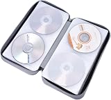 alavisxf xx CD Case 96 Capacity Black Portable Zipper DVD Holder Car Travel view 3