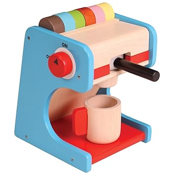 Brainsmith Coffee Maker - Wooden Toys - Brainsmith -Pretend Play - Imagination -Story Telling Activity - Creativity Building - Birthday Gift - Return Favour - Play and Learn - Child Safe Toys