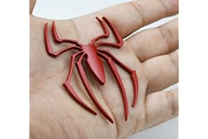 3D Metal Black Widow Spider Emblem Badge with Adhesive for Can-Am Spyder F3 RT R 600