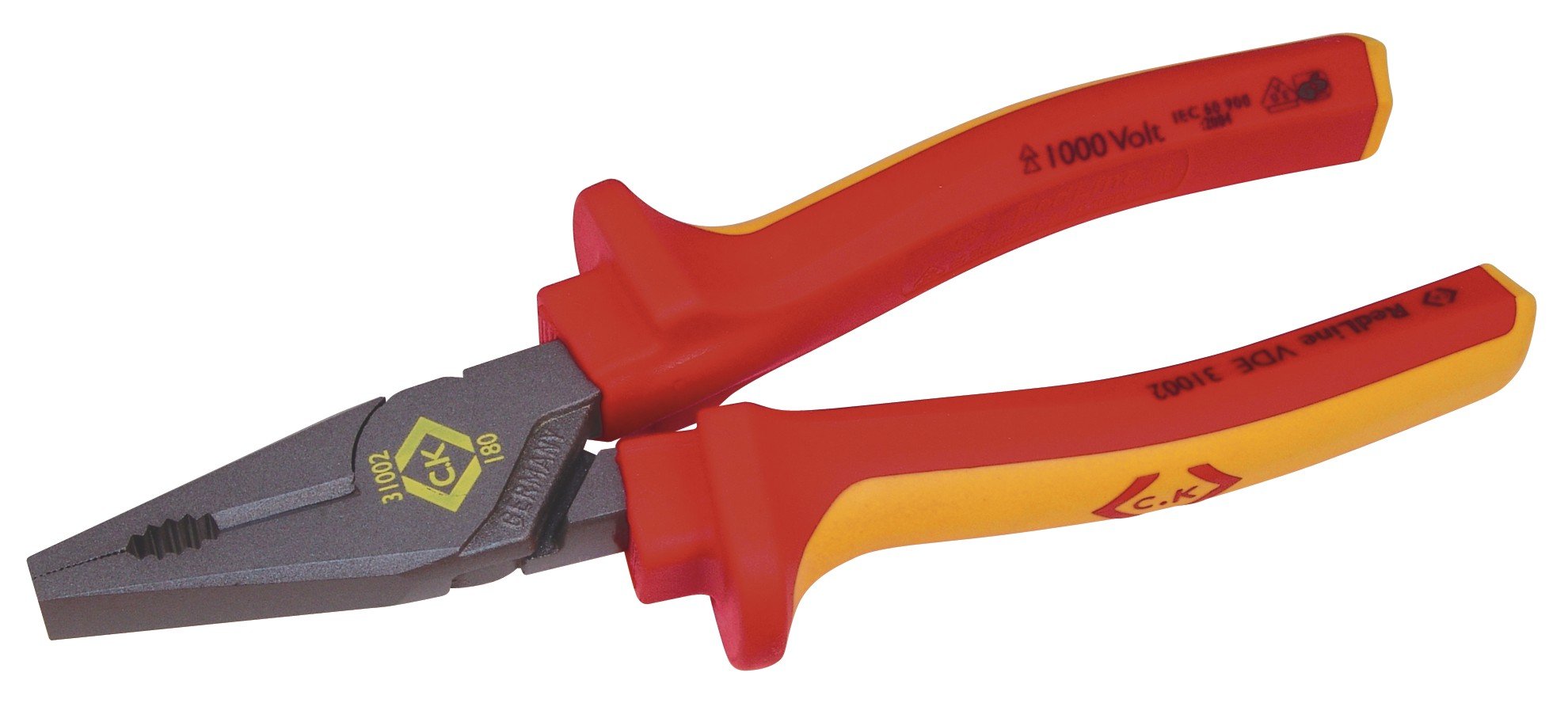 C.K 431003 RedLine VDE Combination Pliers 205mm, Red