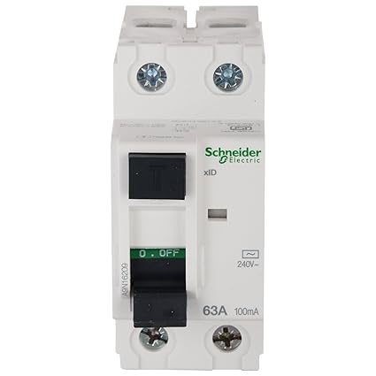 SCHNEIDER Acti 9 63-Amp 2-Pole 100mA RCCB