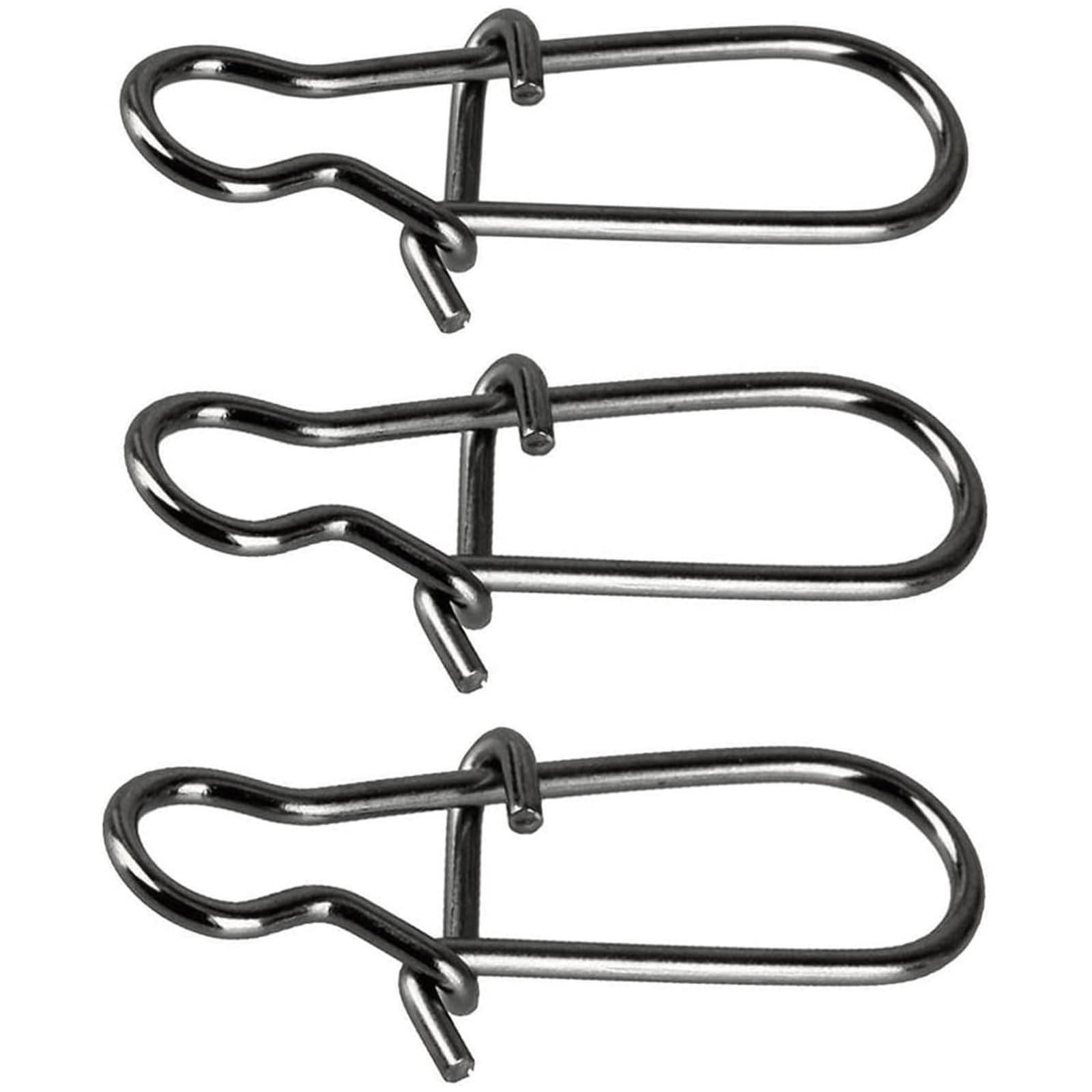 Fishing Duo Lock Snaps Swivel Nice Snaps Stainless Steel Fishing Lure Hook Connector High-Strength Fishing Snap Clip Fishing Tackle for Saltwater(2#-55lb-100pcs)