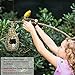 3 Pcs Grass Bird Hut --- Cozy resting place for birds - Provides shelter from cold weather - Bird hideaway from predators - Hand-Woven Teardrop Shaped - 100% Natural Fiber - Ideal for Finch & Canary