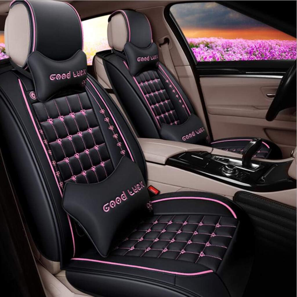 MYYDD Cojín de Asiento de Coche de Cuero de Fibra de Cuatro Estaciones