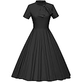 GownTown Women's 1950s Vintage Dresses Fit & Flare Dresses Audrey Hepburn Dress with Pocket