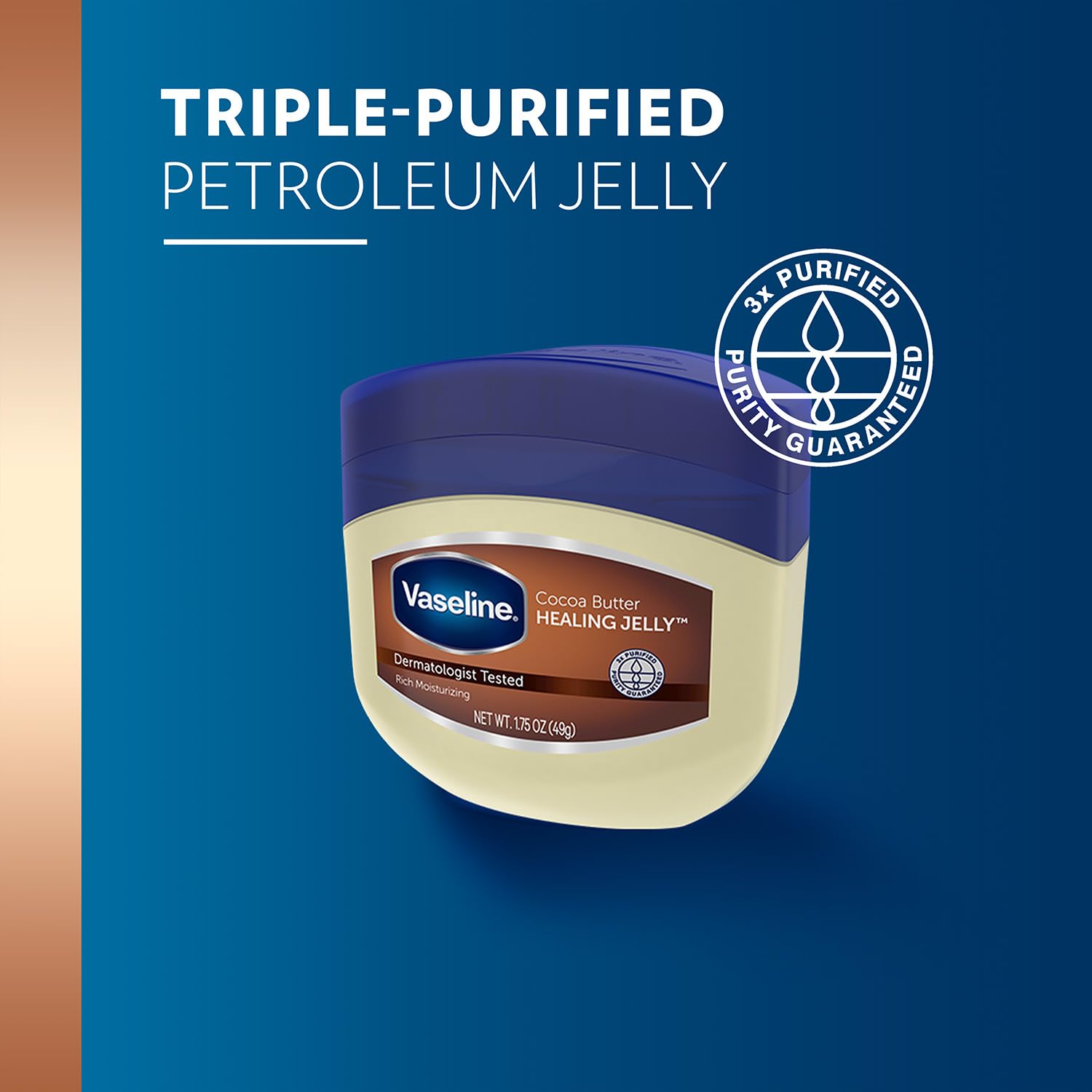 Vaseline Ptrlm Jel Coco B Size Vaseline Petroleum Jelly Cocoa Butter, 1.75 Ounce (Pack of 3)