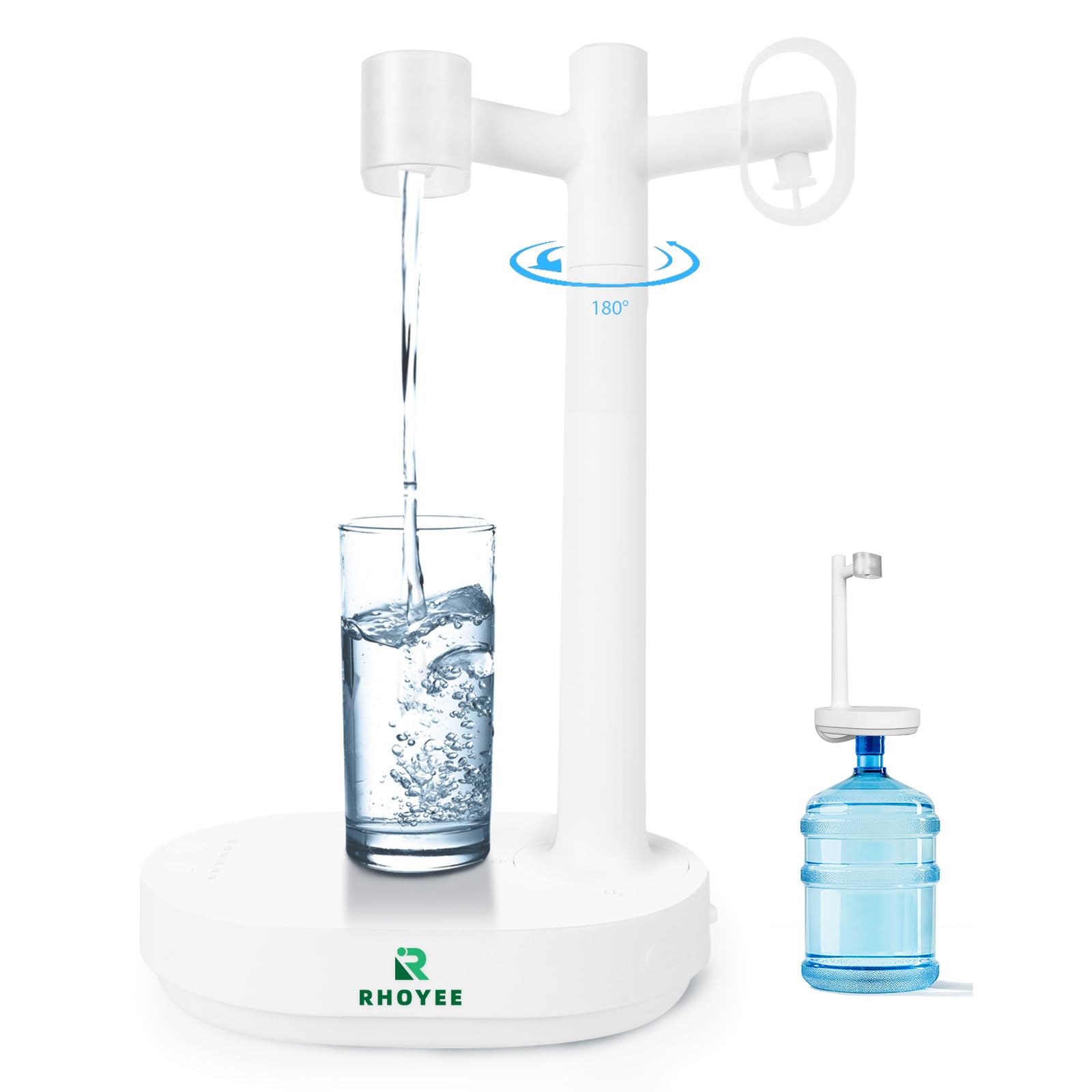 Rhoyee Wireless Desktop Water Dispenser for 5 Gallon Bottles