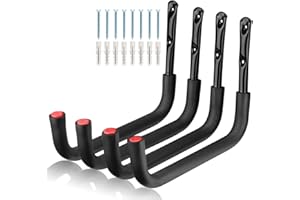 Naikozmo Garage Storage Kayak Hooks,39.5cm Heavy Duty Storage Hanger,Wall Mounted Rack for Hanging Canoe Paddleboard,Surfboar