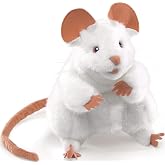 Folkmanis, Puppet Mouse White