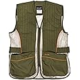 Allen Company Ace Shooting Range Vest with Moveable Shoulder Pad - Shooting Apparel for Adults - Medium/Large - Olive/Tan