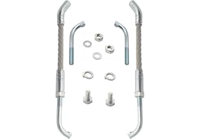 Wauebuly Ice Scratchers Kit Replacement for Track Height 2-1/2 All Snowmobile Equipped with Reverse and Non-Reverse Gears(2 P