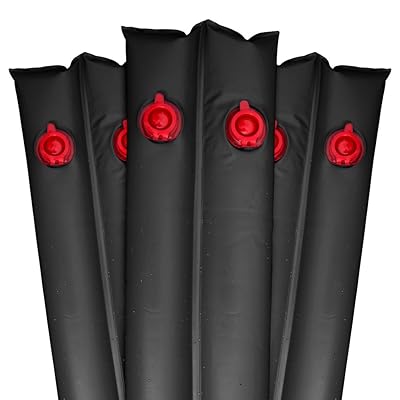 Pool Mate 1-3809-20-BLK-10 Extra Heavy-Duty 20 Gauge 8-Foot Black Winter Water Bag For Swimming Pool Covers, 10-Pack