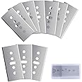 UCEC Utility Knife Blades, 10Pcs Box Cutter Replacement Blades for UCEC Utility Knives with Storage Box