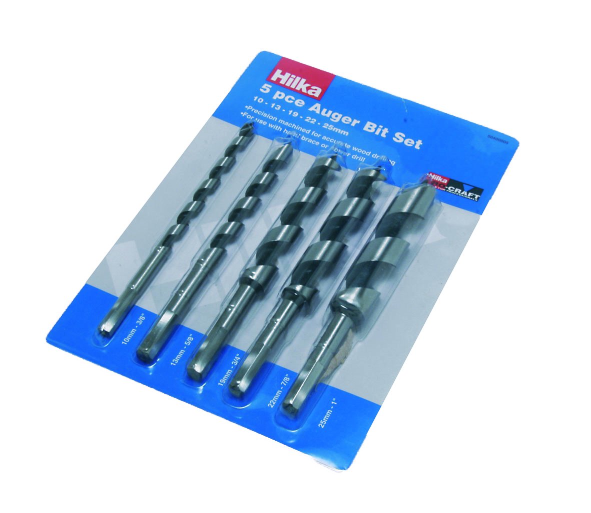 5 PCE Auger Bit Set