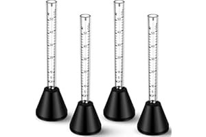 Saysurey 4 Pcs Gas Flow Meter Tester Argon Flow Meter Argon CO2 Flowmeter for Mig Tig Welder Welding Accessories