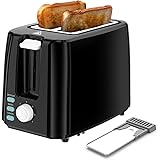 Toaster 2 Slice Best Rated Prime Toaster with 7 Shade Settings Reheat bagel Cancel Function and Removable Crumb Tray toaster 