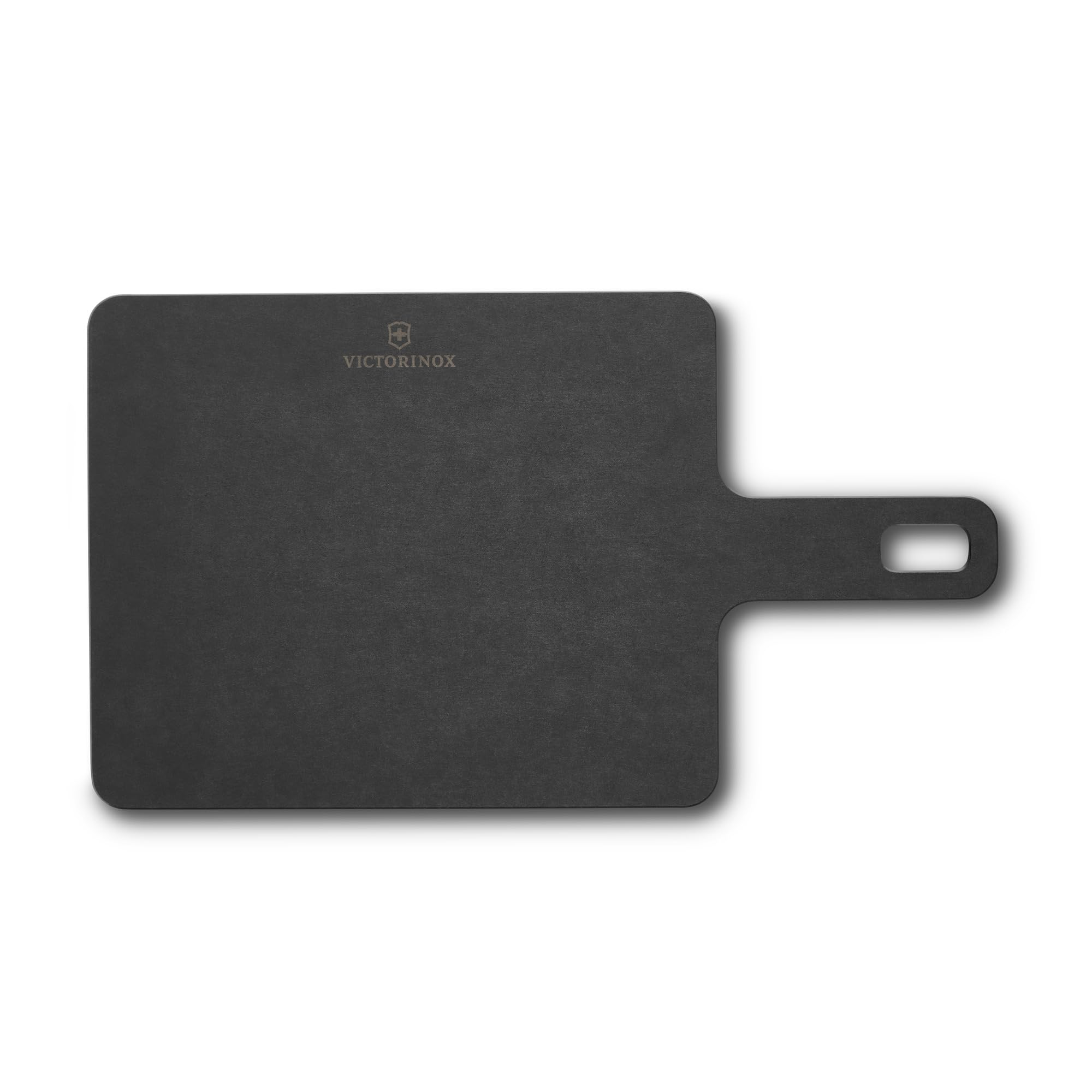 Victorinox Chopping Board mit Servier-Griff, Handy Serie, Cutting Board 22.9 x, 19 x, 0.5, Durable, Dishwasher Safe, Black