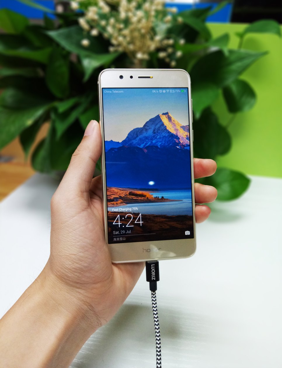 LUORIZ USB Typ C Kabel, 3 Pack 2M/6.6ft Lang Nylon Geflochten USB Typ C Ladekabel Datenkabel für Samsung Galaxy Note 8 S8 +, LG G5 G6, Nexus 5X 6P, Huawei P9 P10, HTC 10 U11, Sony Xperia XZ, OnePlus 2 3T, Lumia 950 XL, Google Pixel, New Mac