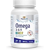 MapleLife Nutrition® – Omega 3-6-9 Fatty Acids 1200 mg– EPA, DHA, ALA - Maintain Cardiovascular System – Improves Heart Healt