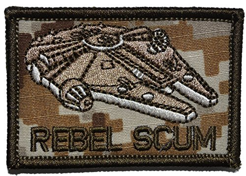 Rebel Alliance Hook & Loop Fastener Patch - Star Wars Emblem Velcro Patch For Bag, Hat, Vest
