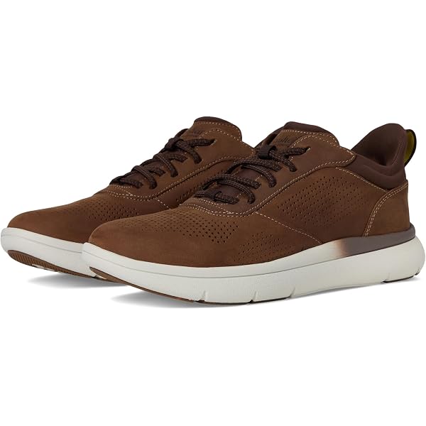 Florsheim Fleet Perf Toe Elastic Lace Sneaker in Black for Men