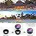 KeeKit Phone Camera Lens, Lens for iPhone, 2X Zoom Lens, 198° Fisheye Lens, 0.63X Angle Lens & 15X Macro Lens (Attached Together) for iPhone & Samsung and Other Smartphones (Black-3 in 1 Lens Kit)