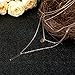Thunaraz 2Pcs Layered Choker Necklace for Girls Womens Choker Necklace Set Multilayer Chain Stick Pendant Necklece 15''