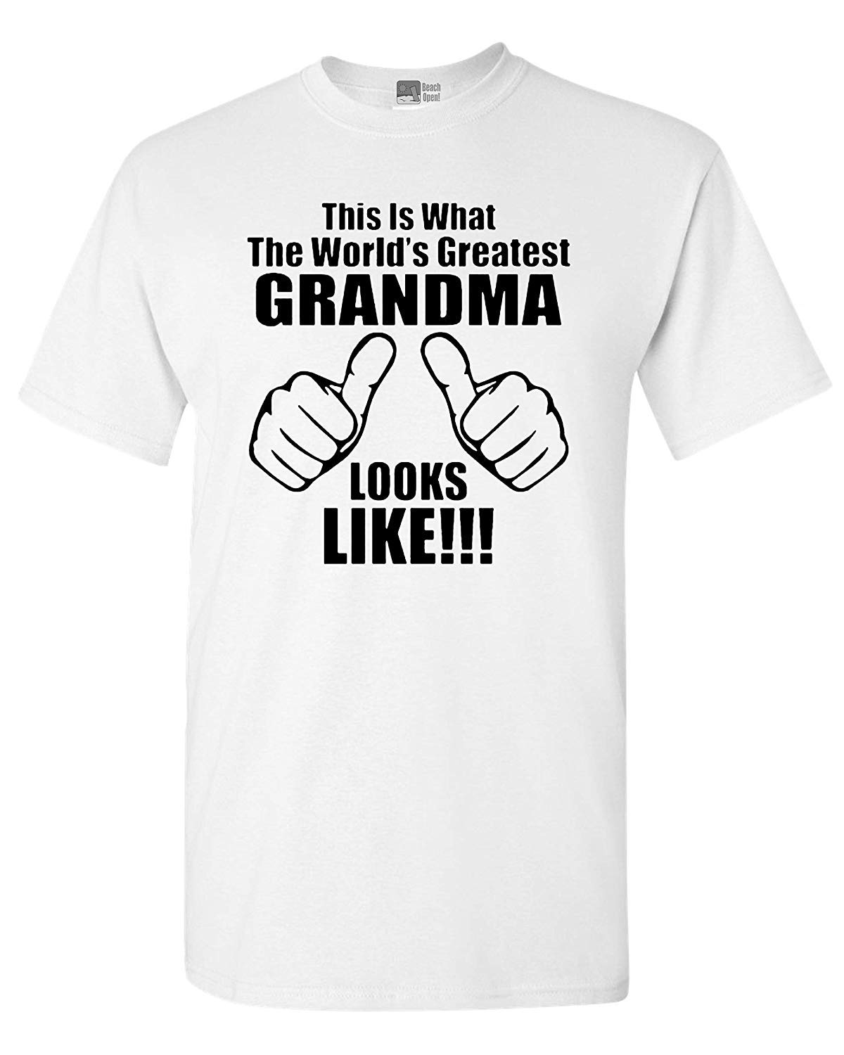 This Is What The World's Greatest Grandma Looks Like Adult T-shirt Graphic Tees