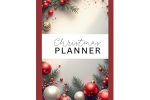 Christmas Planner | Holiday Organizer & Bucket List Journal | Budget Tracker, Gift Lists, Baking Planner, Calendar & Notes Pa