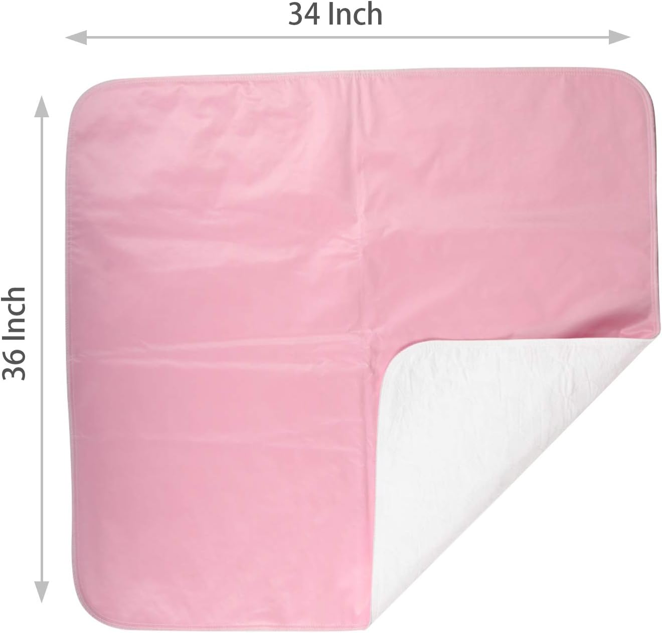 PREMIUM CARE Washable and Reusable Incontinence Underpads 34"x36" Incontinence Bed Pads Non-Slip Mattress Protector for Adults, Kids and Pets: Health & Personal Care