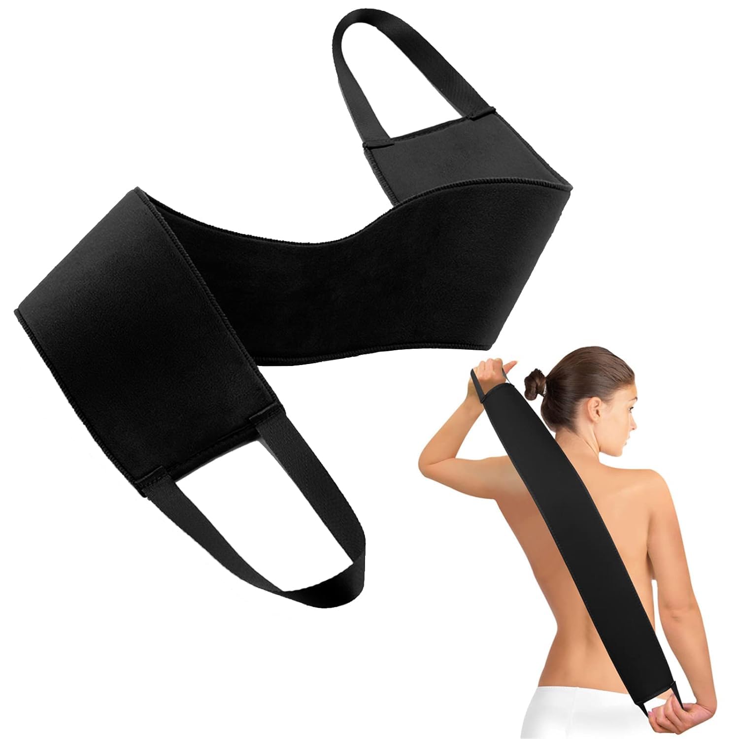 Lotion Applicator for Back - Tanner With Velvet, Self Tanning Mitt for Smooth and Even Application