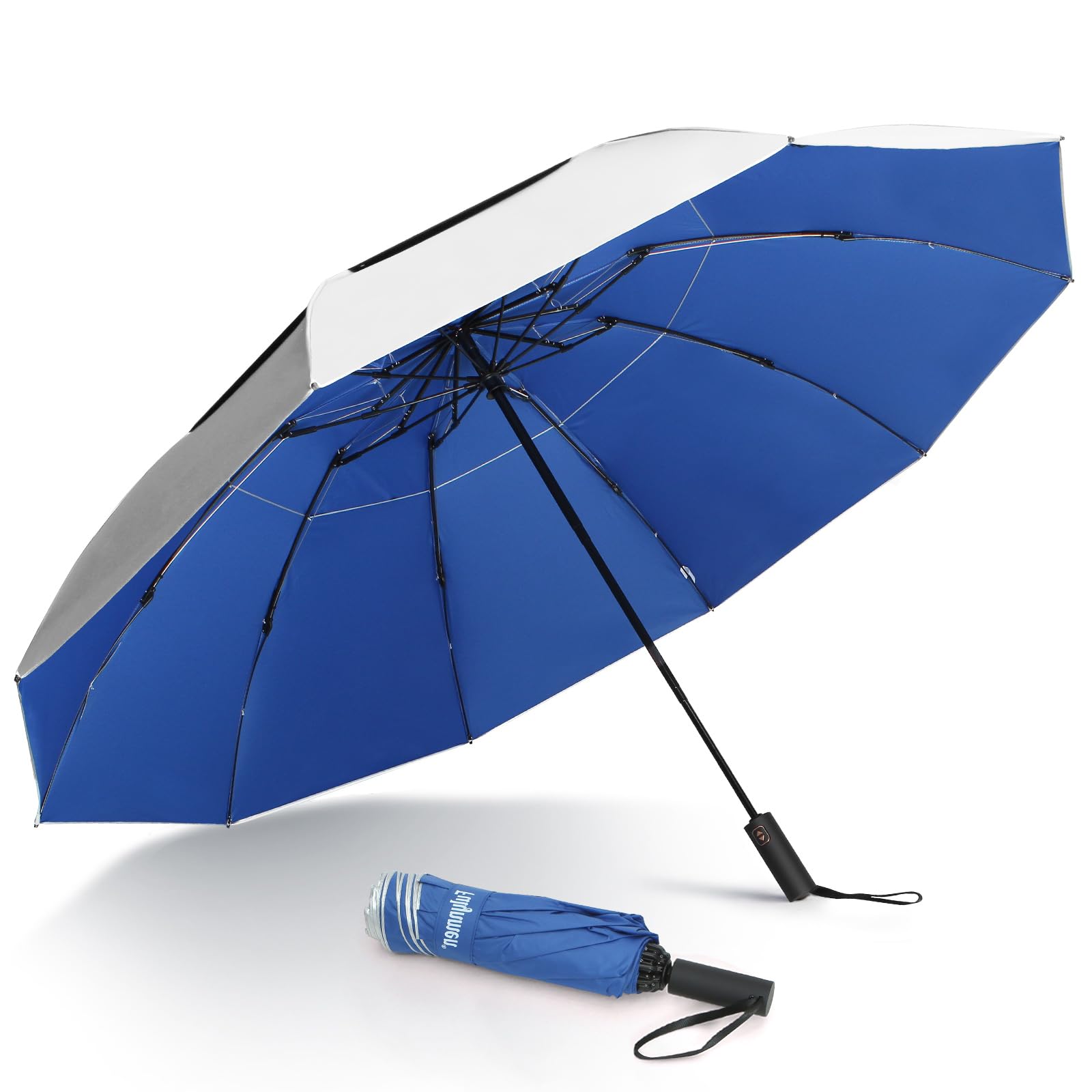 Fulynmen 62 Inch UPF50+ Sun Umbrella UV Protection