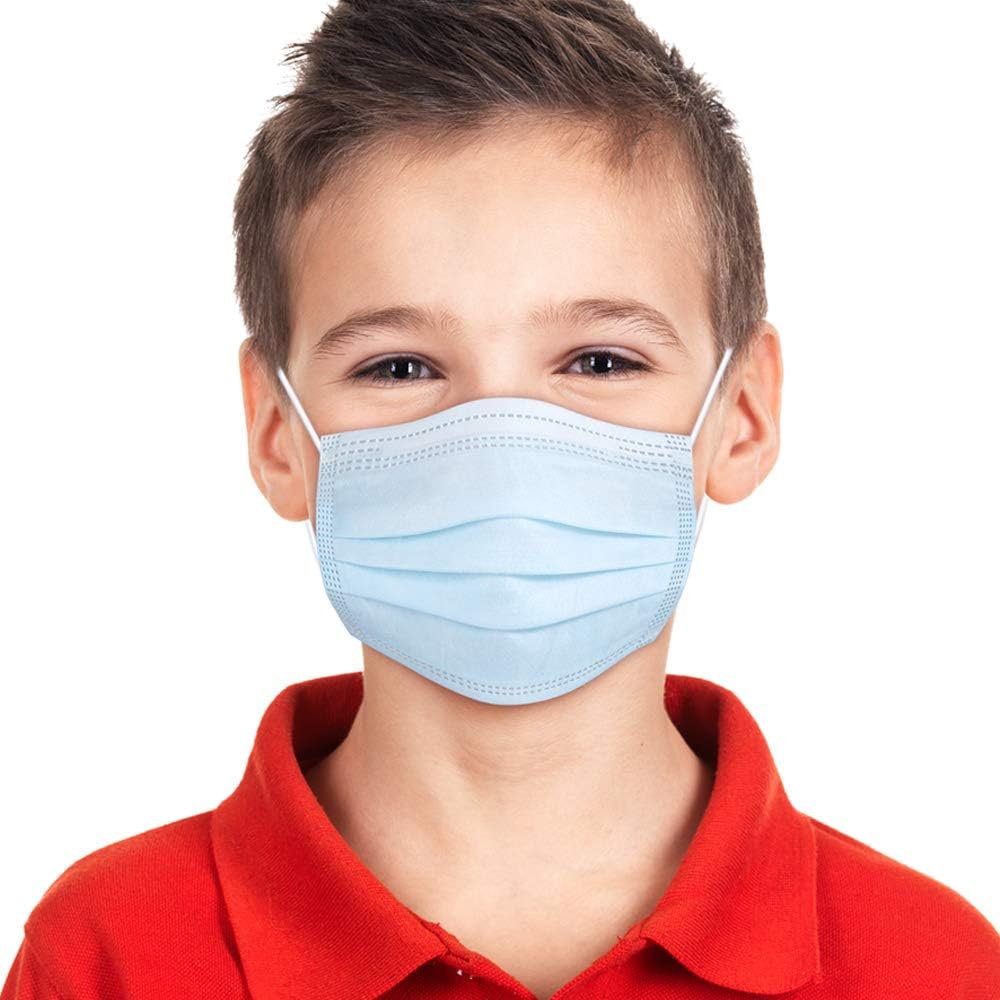 Kids Face Mask 50pcs 3ply For Children Disposable Elastic String
