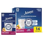 Juven Nutrition Support for Wound Healing, Fruit Punch, 14ct | Collagen peptides, arginine, glutamine, HMB and micronutrients provide targeted nutrition to support wound healing