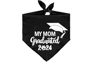 PICKUPIK Dog Graduation Bandana,Graduation Gift 2024