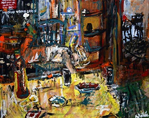 2007 Pariske Komune - Painting, Original Art, 20 x 16 inches
