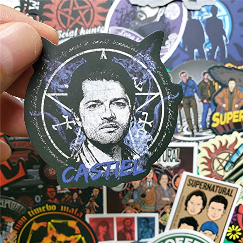 4 Supernatural+Stickers+Computer+Skateboard+Motorcycle