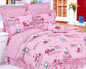 Amazon.com : Hello Kitty Figure Bed Sheet Set Full 4pc ...