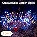 Solar Garden Lights Outdoor Decorative, 2 Pack Garden Decor Solar Lights Outdoor Waterproof, 2 Mode Solar Firework Lights Decorative with High Flexibility Copper Wire, for Outdoor, Patio, Yard