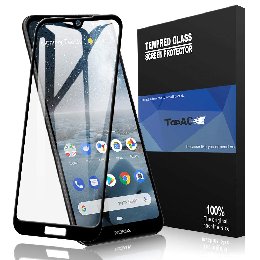 Full Cover 9H Black Tempered Glass Screen Protector Nokia G10 /5.3 /4.2