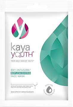 Kaya Youth Oxygen Boost Replenishing Face Mask - 15 min Instant Home Facial Mask for Skin Repair and Moisturization Healthy and Radiant Skin